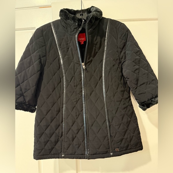 Esprit Black quilted jacket - Picture 1 of 8